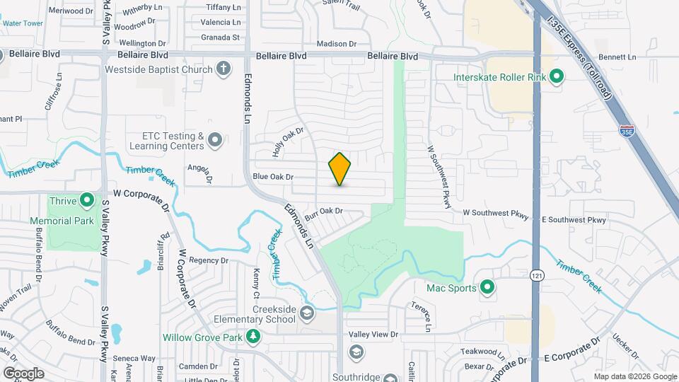 743 Red Oak Dr Map and Location Details