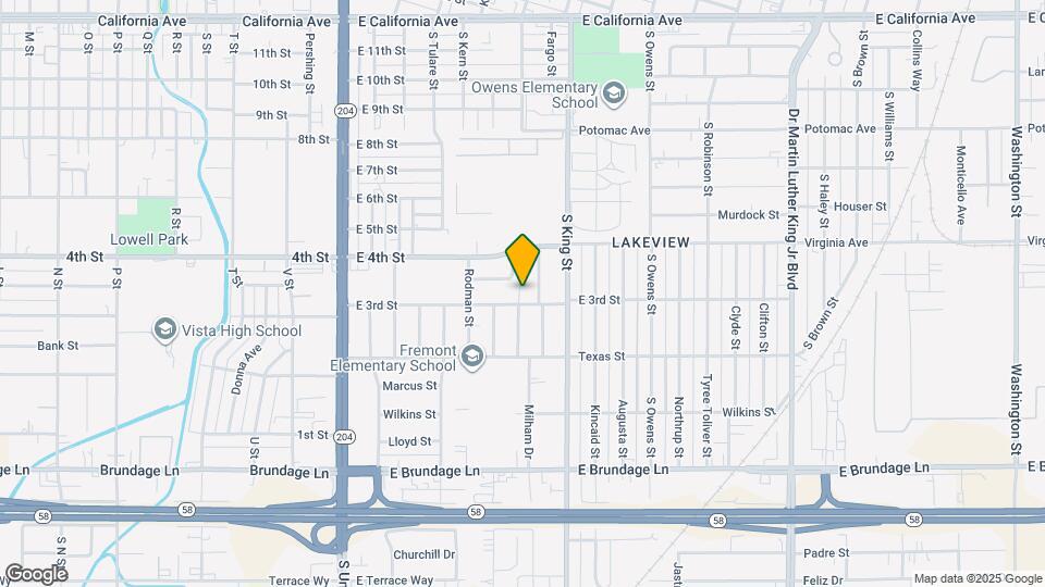 732 E 3rd St Map and Location Details