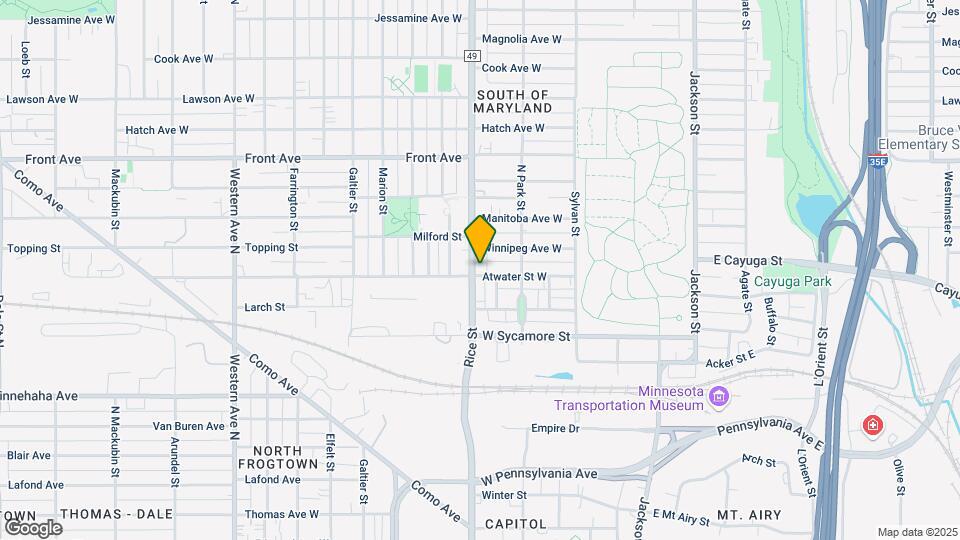 842 Rice St, Unit 201 Map and Location Details