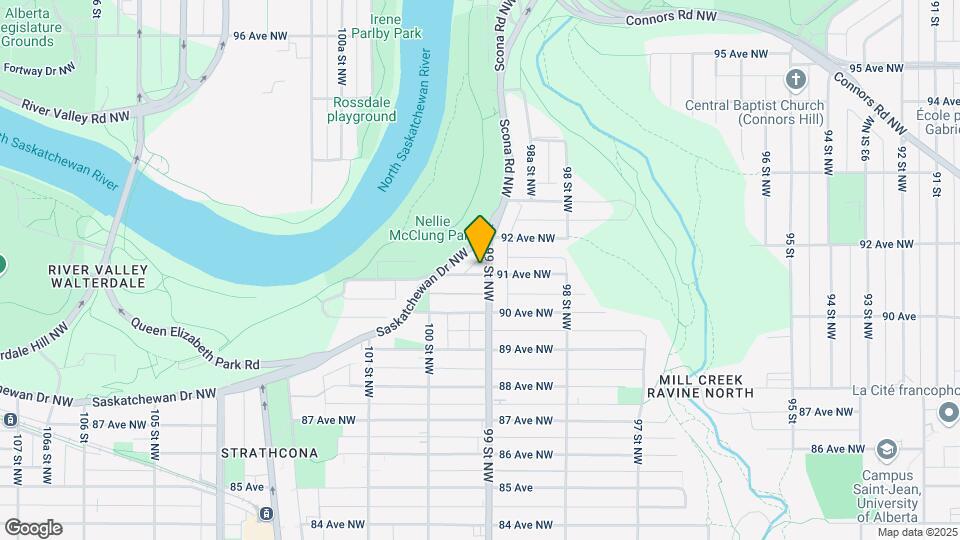 9104 99 St NW Map and Location Details