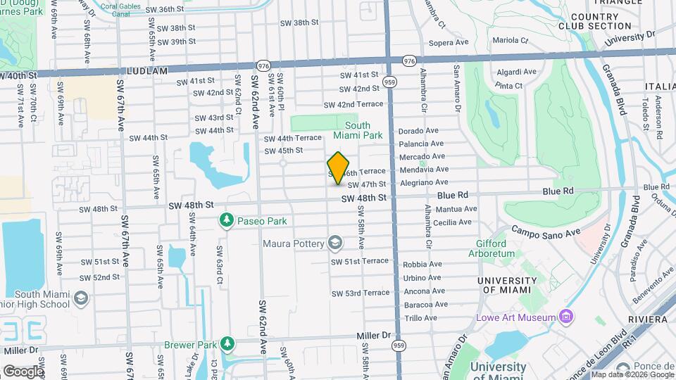 5850 SW 47th St Map and Location Details