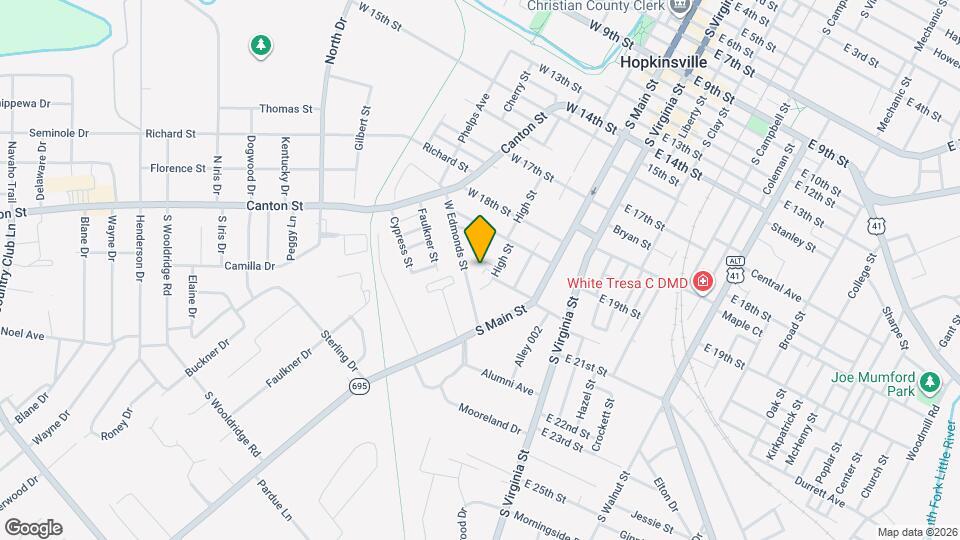 1937 High St Map and Location Details