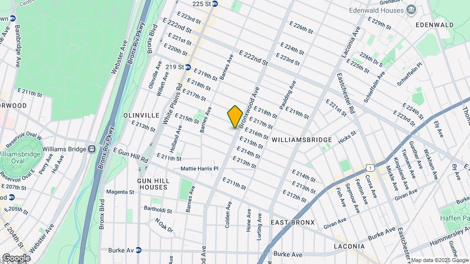 3673-3675 Bronxwood Map and Location Details