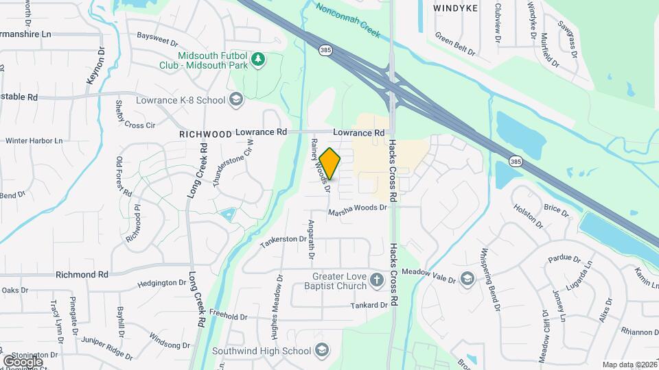 4252 Rainey Woods Dr Map and Location Details