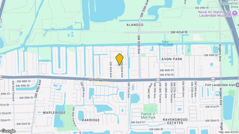 4631 SW 32nd Ave Map and Location Details