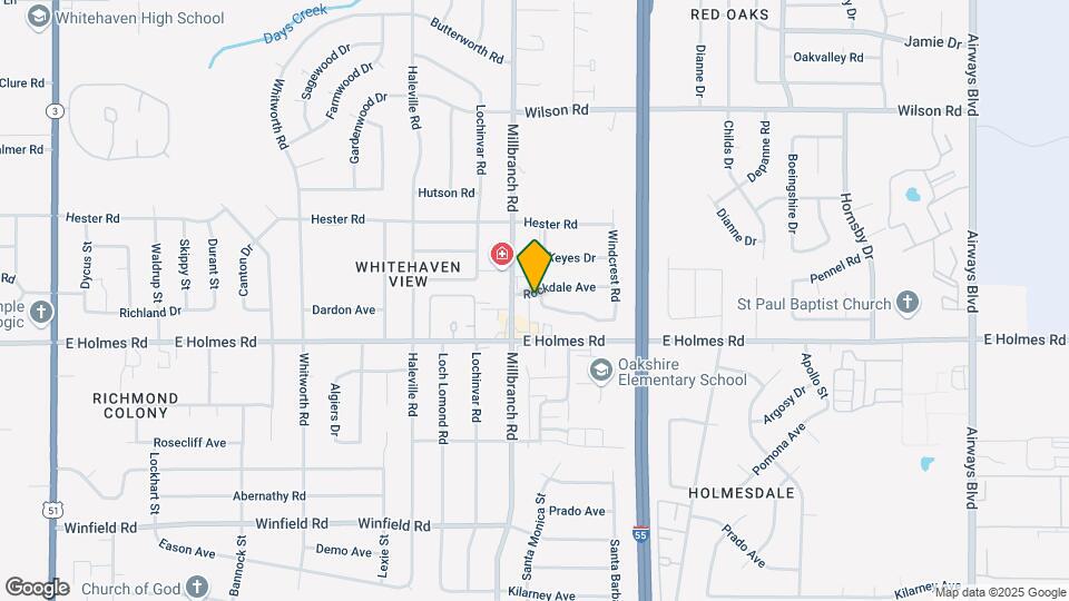 1713 Homedale Ave Map and Location Details