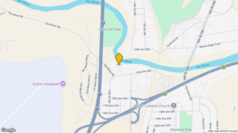 1501 13th Ave SW Mapa y Detalles de la Ubicación