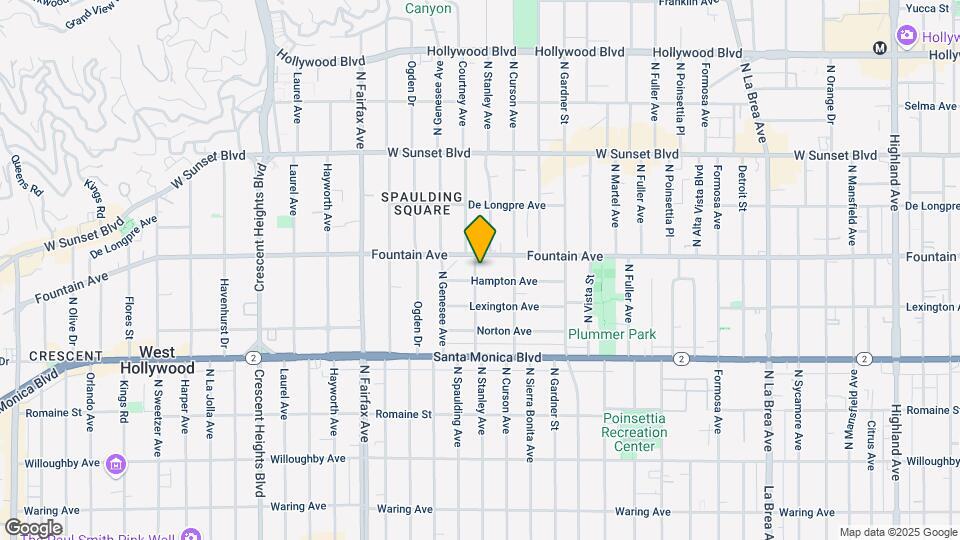 1236 N Spaulding Ave Map and Location Details