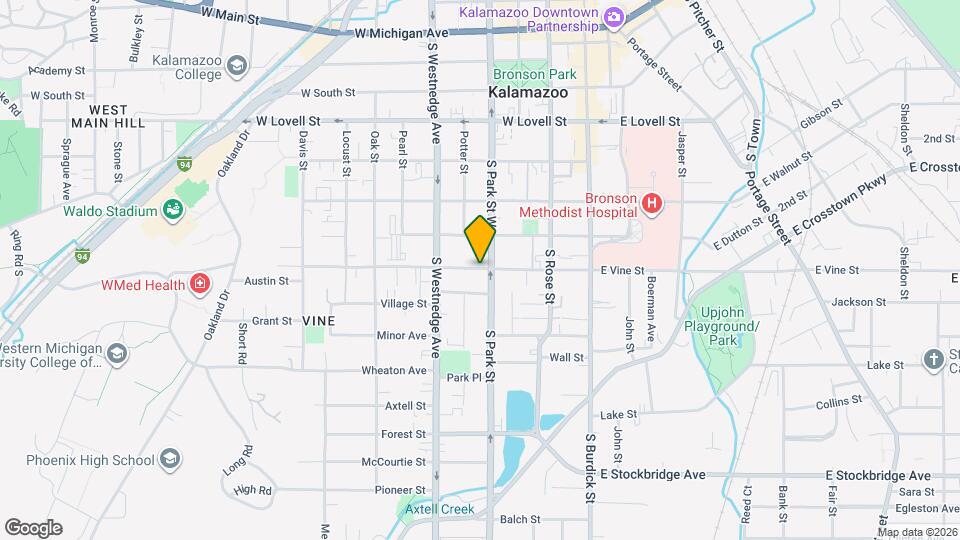 419 W Vine St Map and Location Details