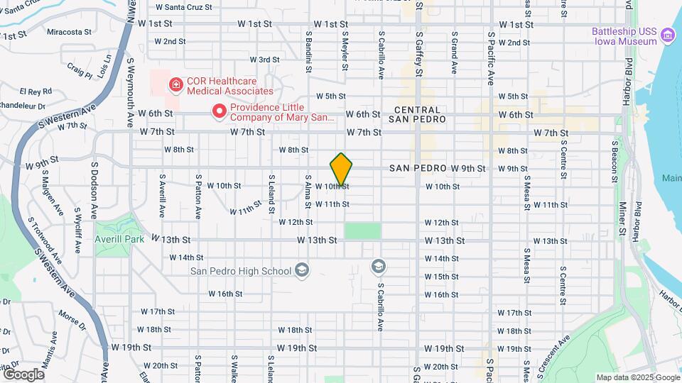 1021 S Meyler St Map and Location Details