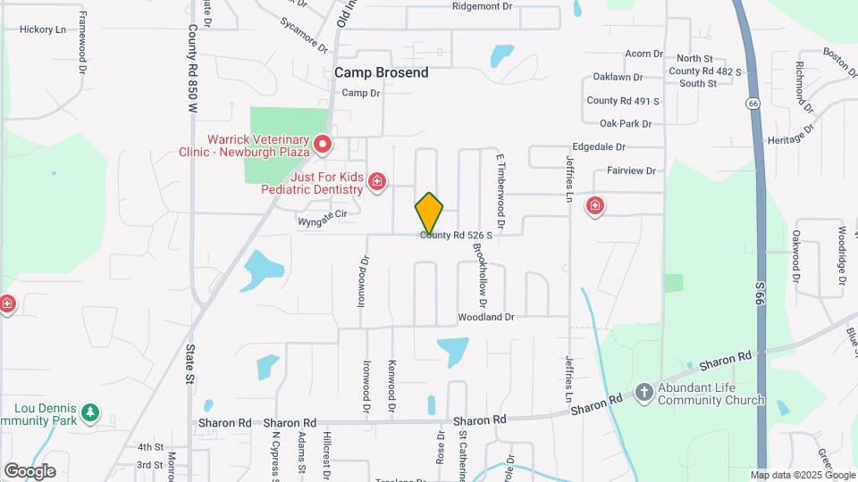 7877 Marywood Dr Map and Location Details