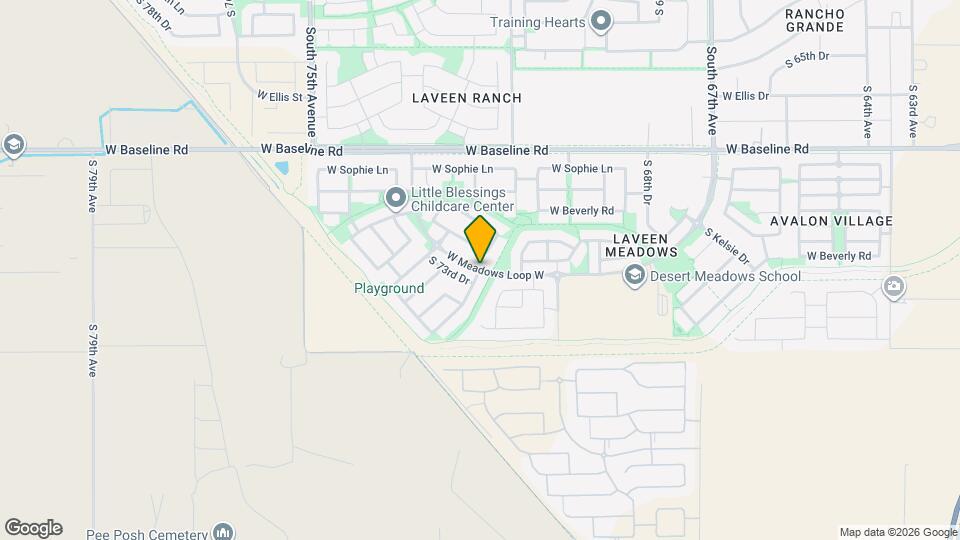 6551 W Magdalena Ln Map and Location Details