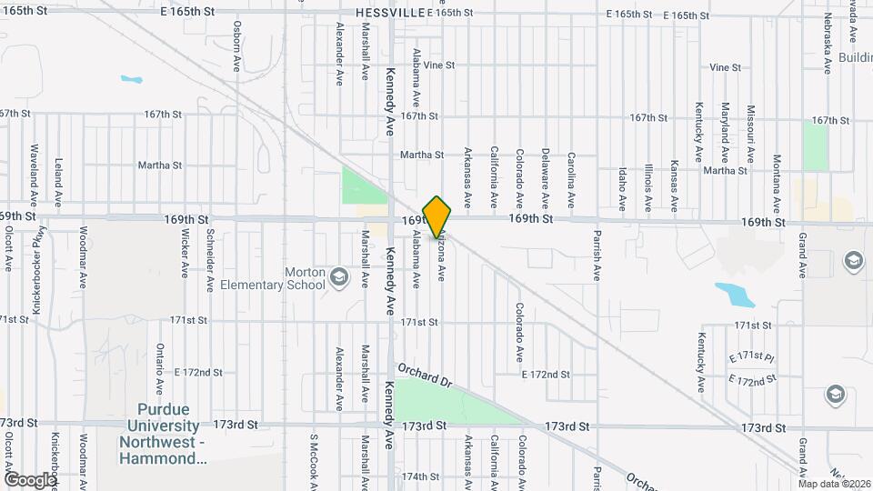 6926 Arizona Ave Map and Location Details