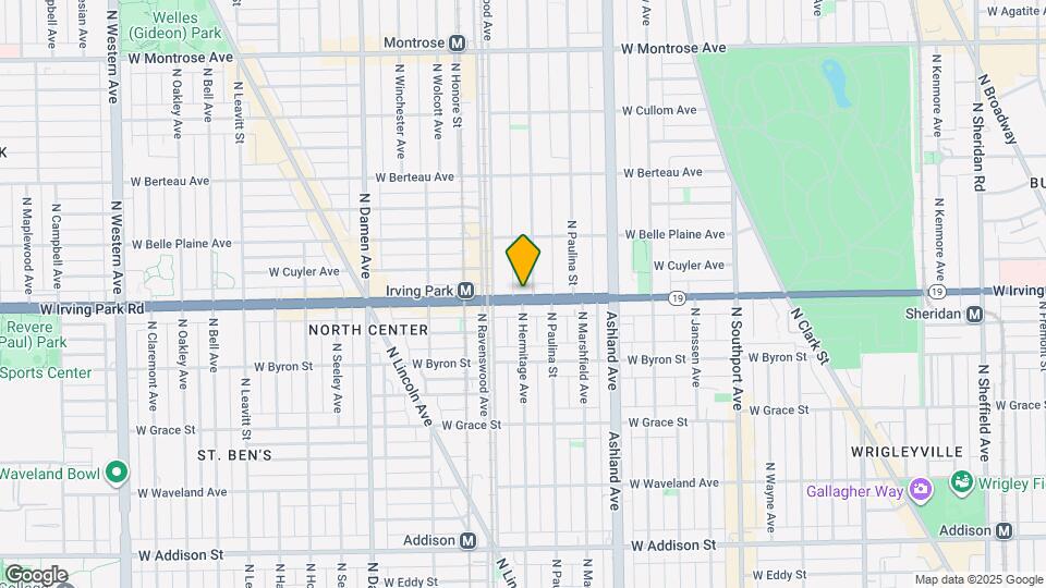 4002 N Hermitage Ave Map and Location Details