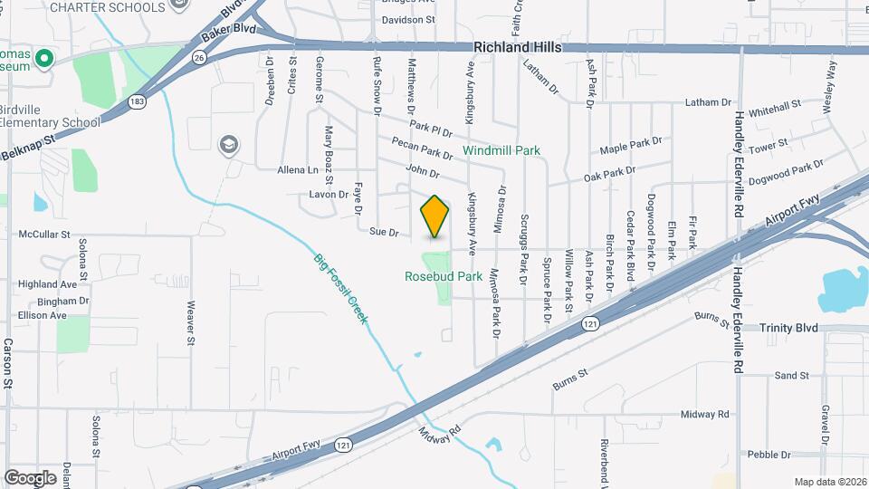 2800 Cecil Dr Mapa y Detalles de la Ubicación