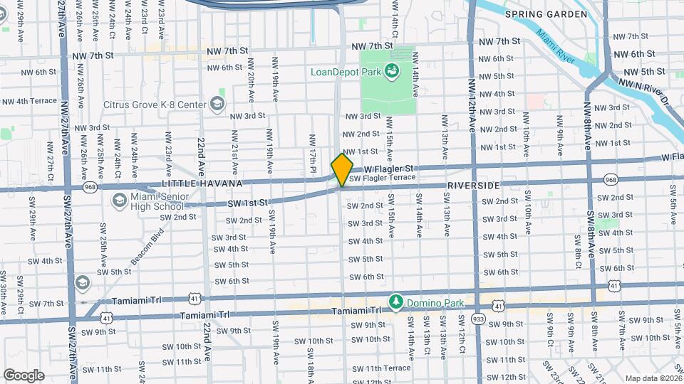 101 SW 17th Ave Map and Location Details