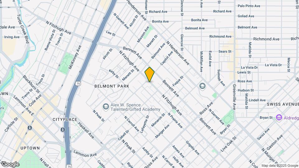 2313 N Fitzhugh Ave Map and Location Details
