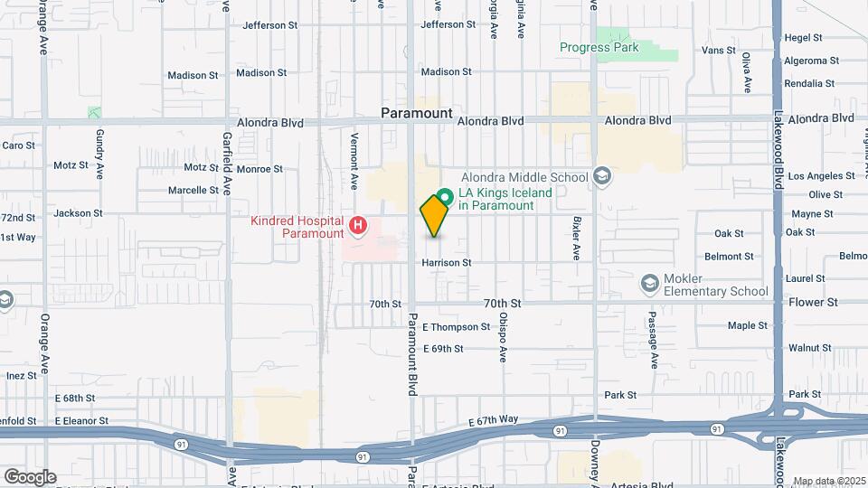 16437 California Ave Mapa y Detalles de la Ubicación