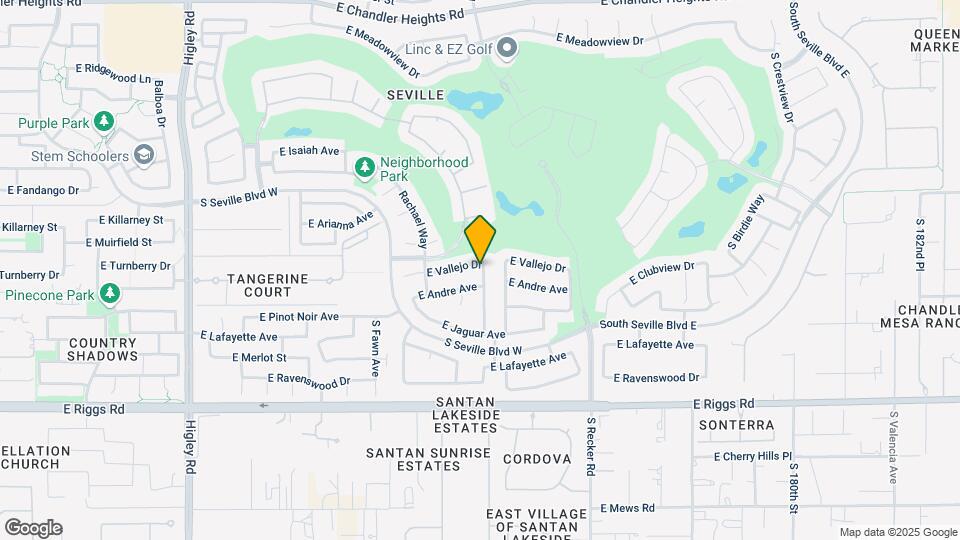 3777 E Vallejo Dr Map and Location Details