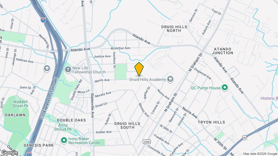 2703 Wells St Map and Location Details