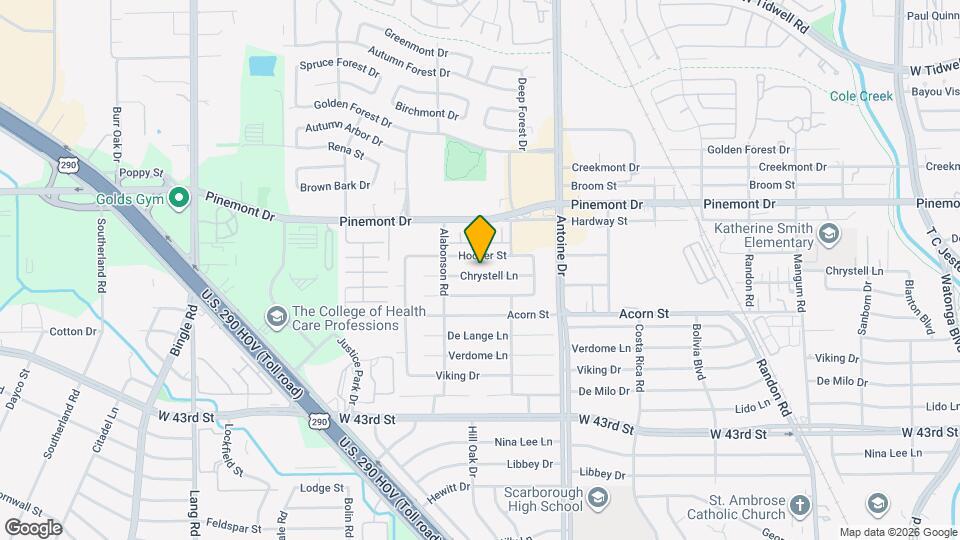 5806 Chrystell Ln Map and Location Details