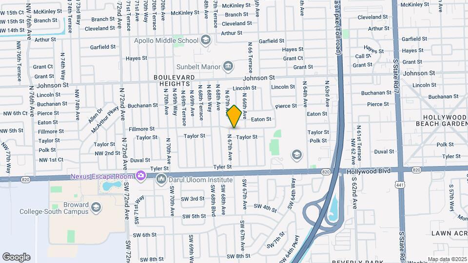 6650 Fillmore St Map and Location Details