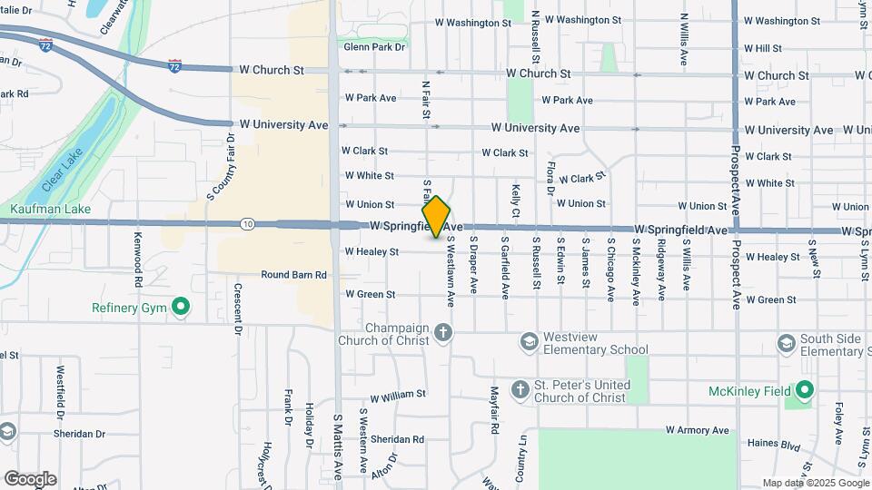 1514 W Healey St Map and Location Details