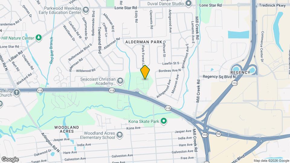 855 Centennial St Map and Location Details