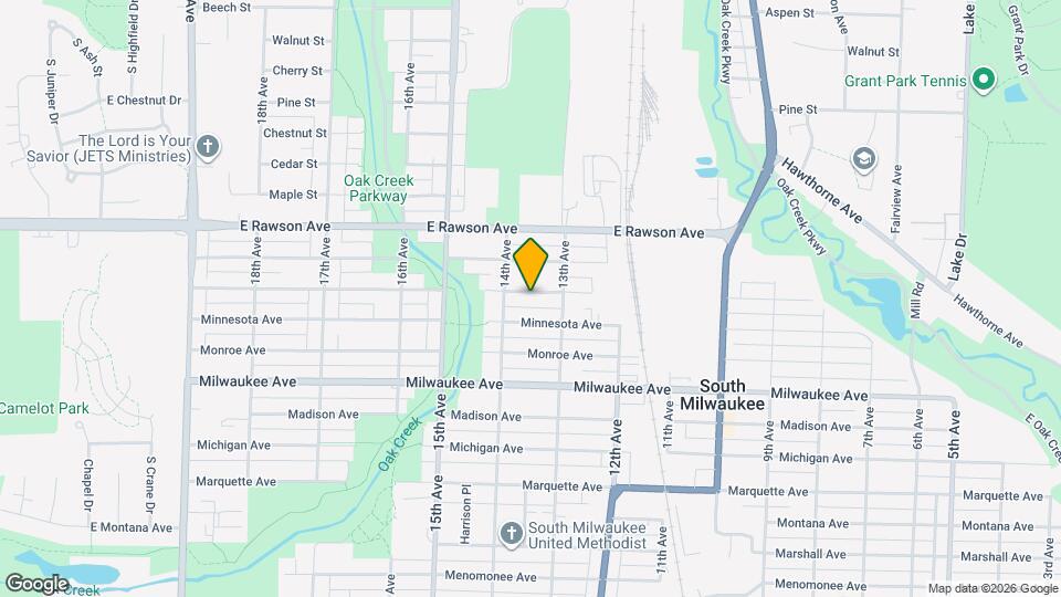 1321 Manitoba Ave Map and Location Details