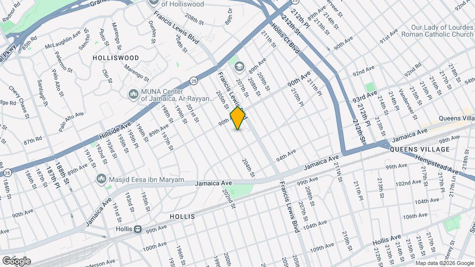 9036 205th St Map and Location Details