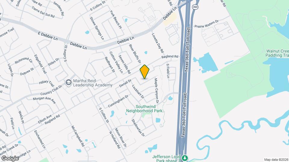 805 Underhill Dr Map and Location Details
