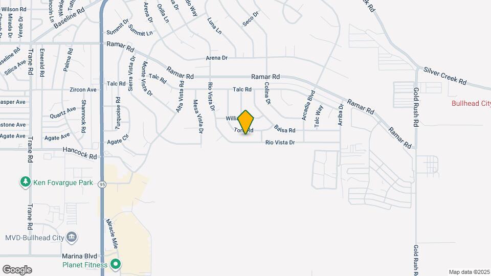 1699 Rio Vista Dr Map and Location Details