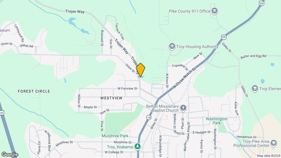 217 Orion St Map and Location Details