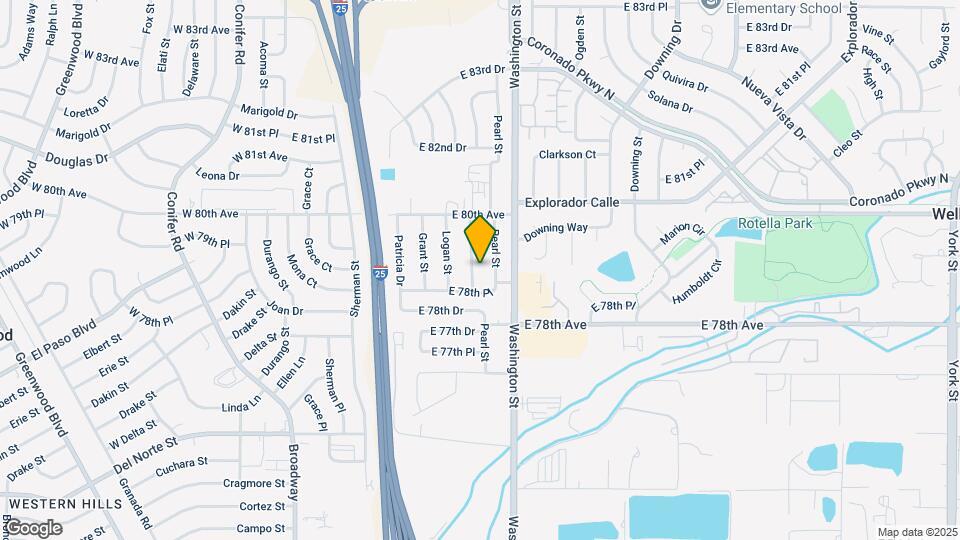 7882 Pennsylvania St Map and Location Details