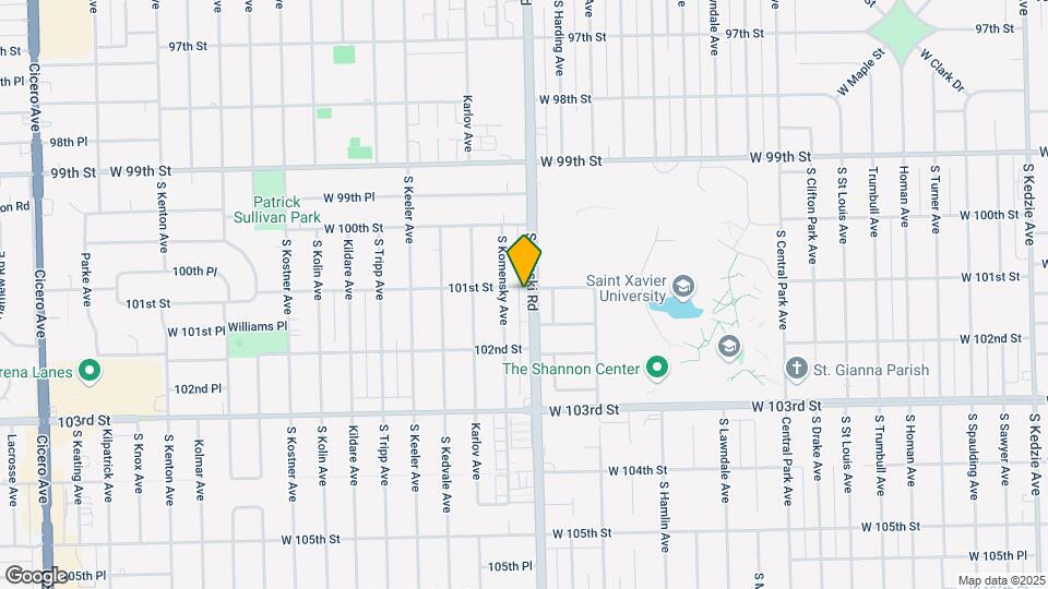10100-10110 S Pulaski Rd Map and Location Details