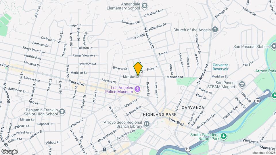 6034-6036 Meridian St Map and Location Details