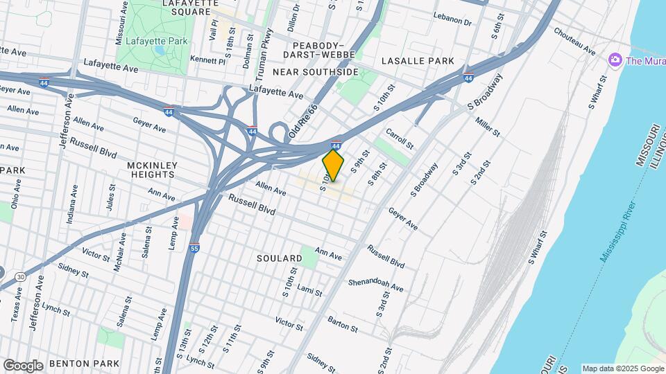 915 Geyer Ave Mapa y Detalles de la Ubicación