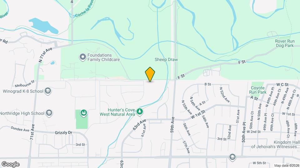 6103 B St Mapa y Detalles de la Ubicación