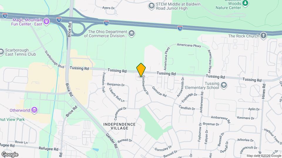 6706 Manring Ct Map and Location Details