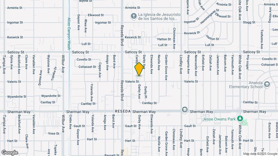 7412 Canby Ave Mapa y Detalles de la Ubicación