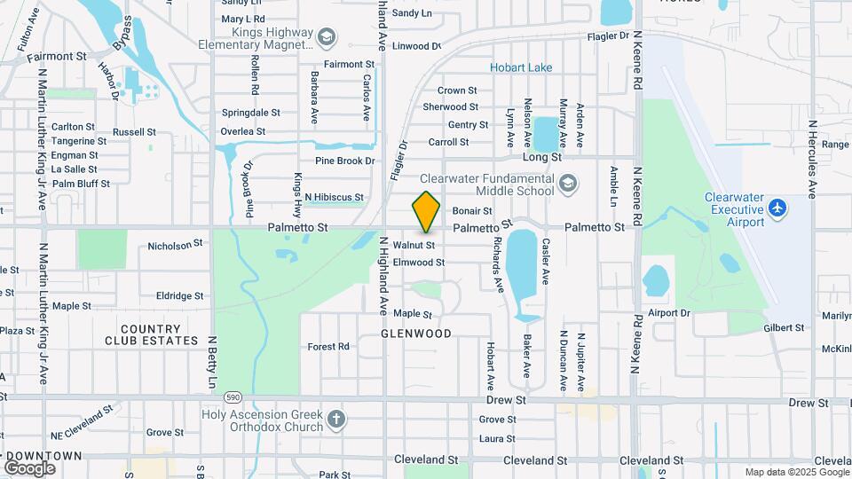 1540 Walnut St Map and Location Details