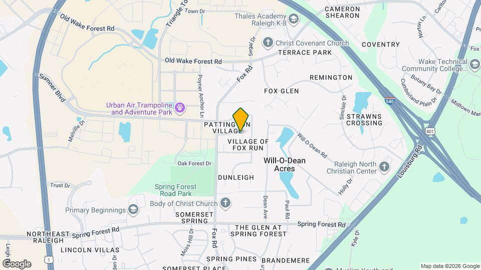 5951 Four Townes Ln Map and Location Details