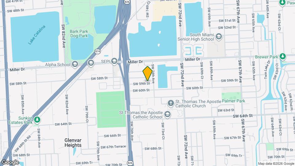 7441 SW 59th St Map and Location Details
