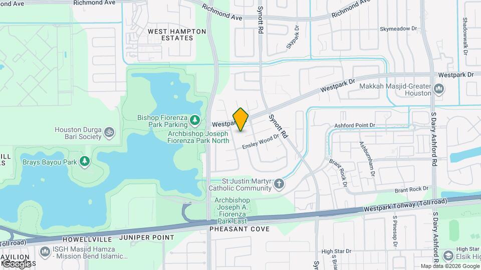 13318 Ascot Glen Ln Map and Location Details