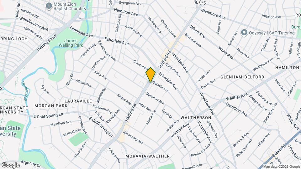 5125 Harford Rd Map and Location Details