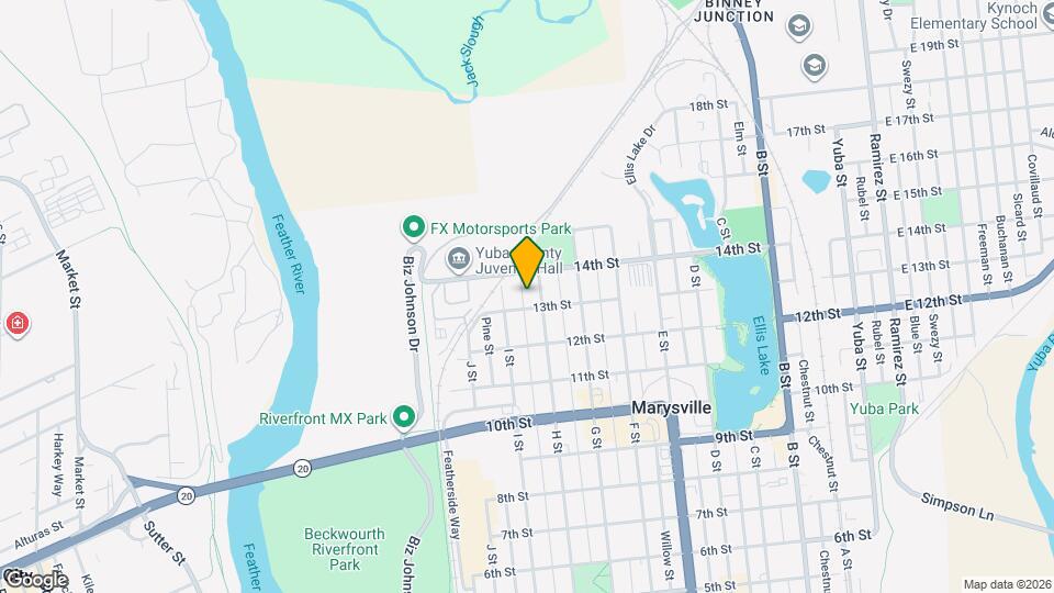 1311 Lemon St Map and Location Details