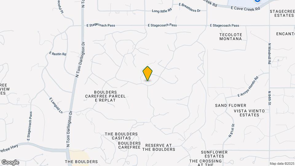 1039 N Boulder Dr Map and Location Details