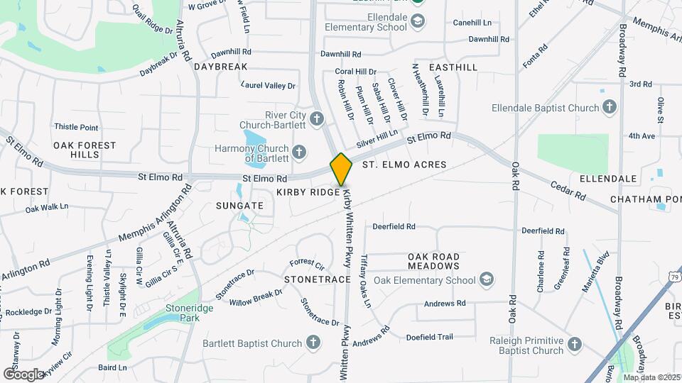3734 Oakmoor Cir E Map and Location Details