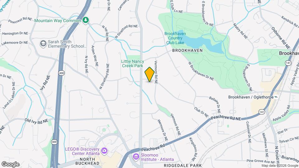 935 Stovall Blvd NE Map and Location Details