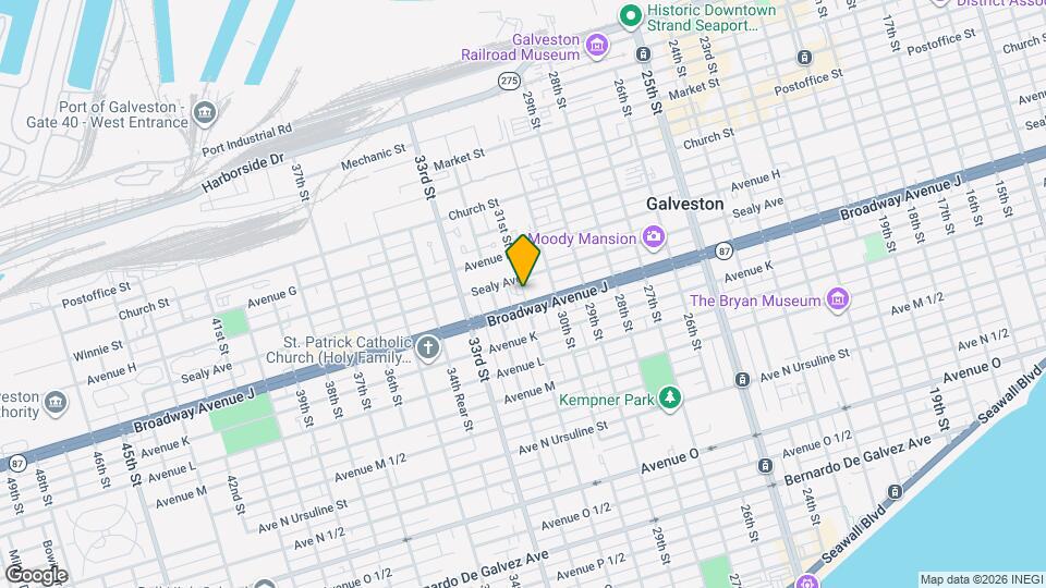 715 31st St-Unit -Rear Map and Location Details